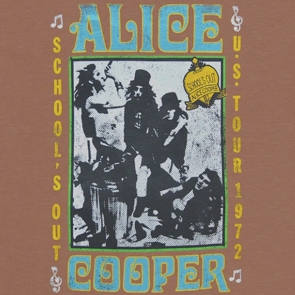 Alice Cooper School's Out 1972 Tour Shirt - Picture 3 of 3